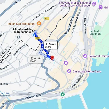 Modern 1 Bedroom 50m From Monaco Lejlighed *
